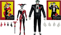 DC Direct Batman The Animated Series 7 Inch Action Figure 2-Pack Exclusive - Harley Quinn and The Joker Gold Label