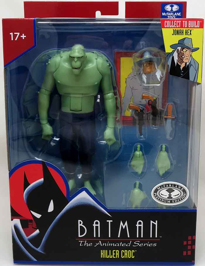 DC Direct Batman The Animated Series Inch Action Figure BAF Jonah Hex  Exclusive Killer Croc Platinum