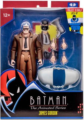 DC Direct Batman The Animated Series 7 Inch Action Figure BAF Lock-Up - James Gordon