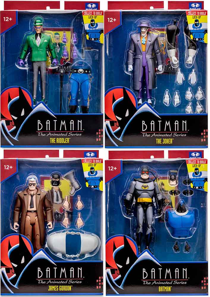 ＤＣダイレクト バットマン アニメイテッド ロックアップシリーズ　4体セット DCダイレクト バットマン アニメイテッド ロックアップ