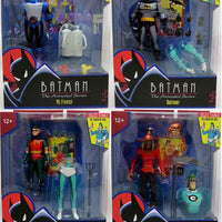 DC Direct Batman The Animated Series 6 Inch Action Figure Wave 1 - Set of 4 (Batman - Robin - Scarecrow - Freeze)