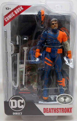 DC Direct Comic 7 Inch Action Figure Wave 6 Exclusive - Deathstroke (DC Rebirth) Platinum