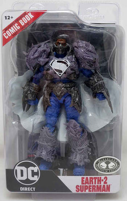 DC Direct Ghost Of Krypton 7 Inch Action Figure Wave 5 Exclusive - Earth-2 Superman Platinum