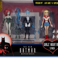 DC Direct The New Batman Adventures 6 Inch Figure 3-Pack Exclusive - (Poison Ivy - Live Wire - Supergirl) Gold Label