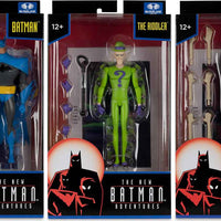 DC Direct The New Batman Adventures 6 Inch Action Figure Wave 4 - Set of 3 (Scarecrow - Riddler - Batman)