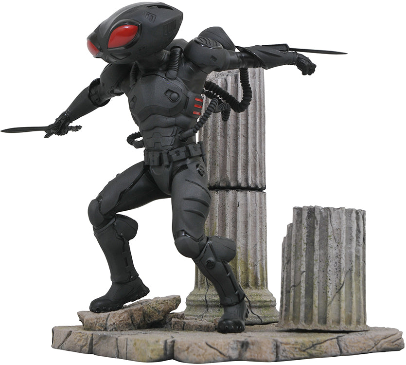 DC Gallery 9 Inch PVC Statue Aquaman Movie - Black Manta