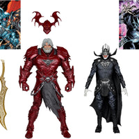 DC Multiverse 7 Inch Action Figure 2-Pack - Batman Who Laughs Knight Armor & The Merciless