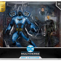 DC Multiverse 7 Inch Action Figure 2-Pack Exclusive - Rookie Batman End Game & Mr. Bloom Gold Label