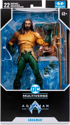 DC Multiverse Aquaman And The Lost Kingdom 7 Inch Action Figure Series 1 - Aquaman (Gold & Green Suit)