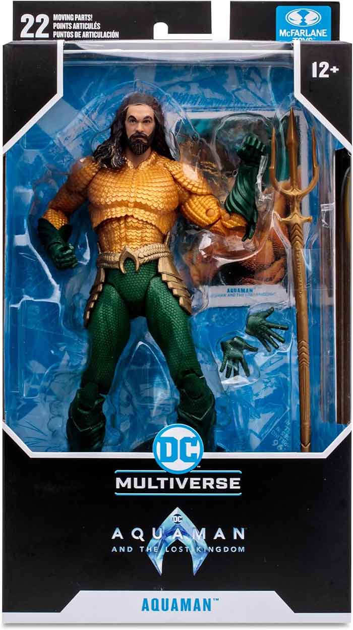 Aquaman Movie DC Comics 6 Aqua Man Action Figure Royal Armor Green Gold