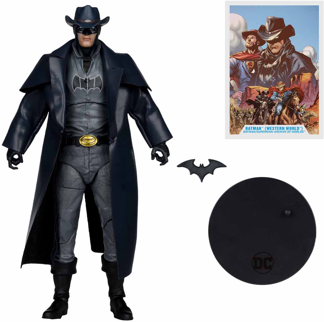 Cmdstore DC Multiverse Archive of Worlds 7 Inch Action Figure - Batman (Western ...