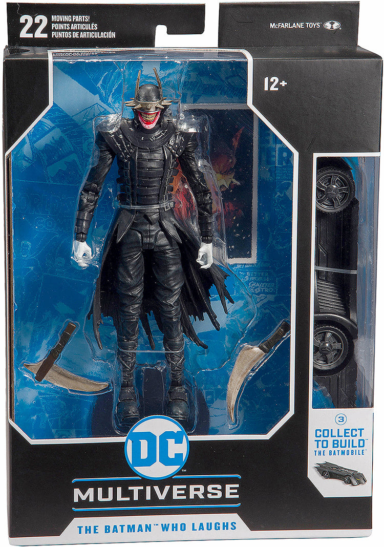 DC Multiverse shops BAF Batmobile (Batgirl, Nightwing, & Batman Who Laughs)