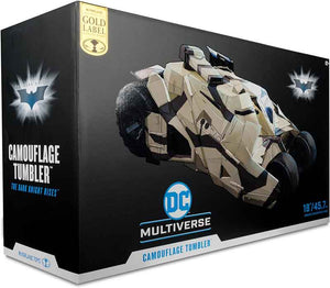 DC Multiverse Batman The Dark Knight 7 Inch Scale Vehicle Figure - Camouflage Tumbler Gold Label