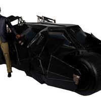 DC Multiverse Batman The Dark Knight 7 Inch Scale Vehicle Figure Exclusive - Lucius Fox & Tumbler Gold Label