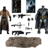 DC Multiverse Batman v Superman Dawn of Justice 7 Inch Action Figure 2-Pack - Batman Knightmare & Armor Suit Gold Label