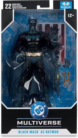 DC Multiverse Beneath The Mask 7 Inch Action Figure - Black Mask as Batman