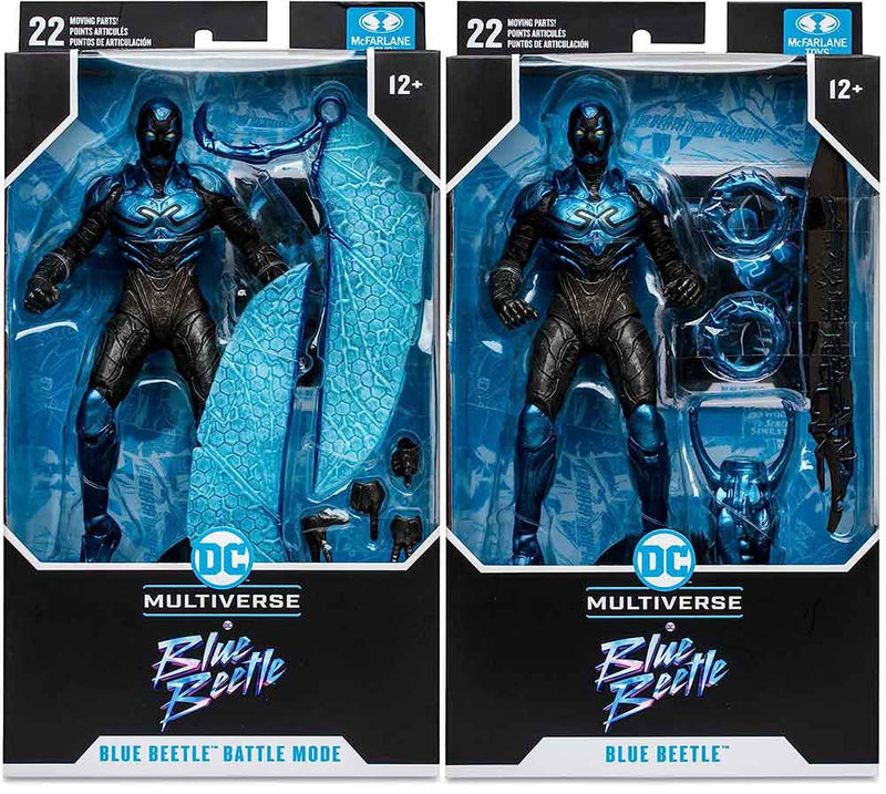 McFarlane Toys DC Multiverse Blue Beetle - Blue Beetle (Battle Mode) 7-In  Action Figure