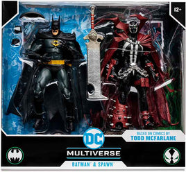 DC Multiverse Collector 7 Inch Action Figure 2-Pack - Batman & Spawn