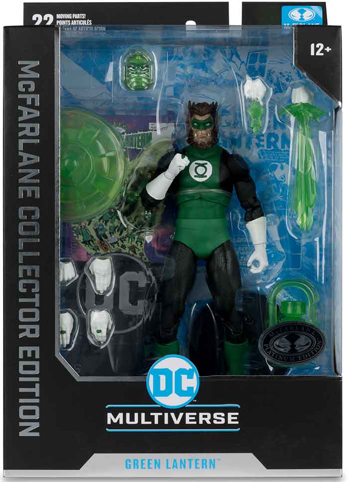 DC Multiverse Collector Edition 7 Inch Action Figure Green Lantern Corps Exclusive - Green Lantern Platinum