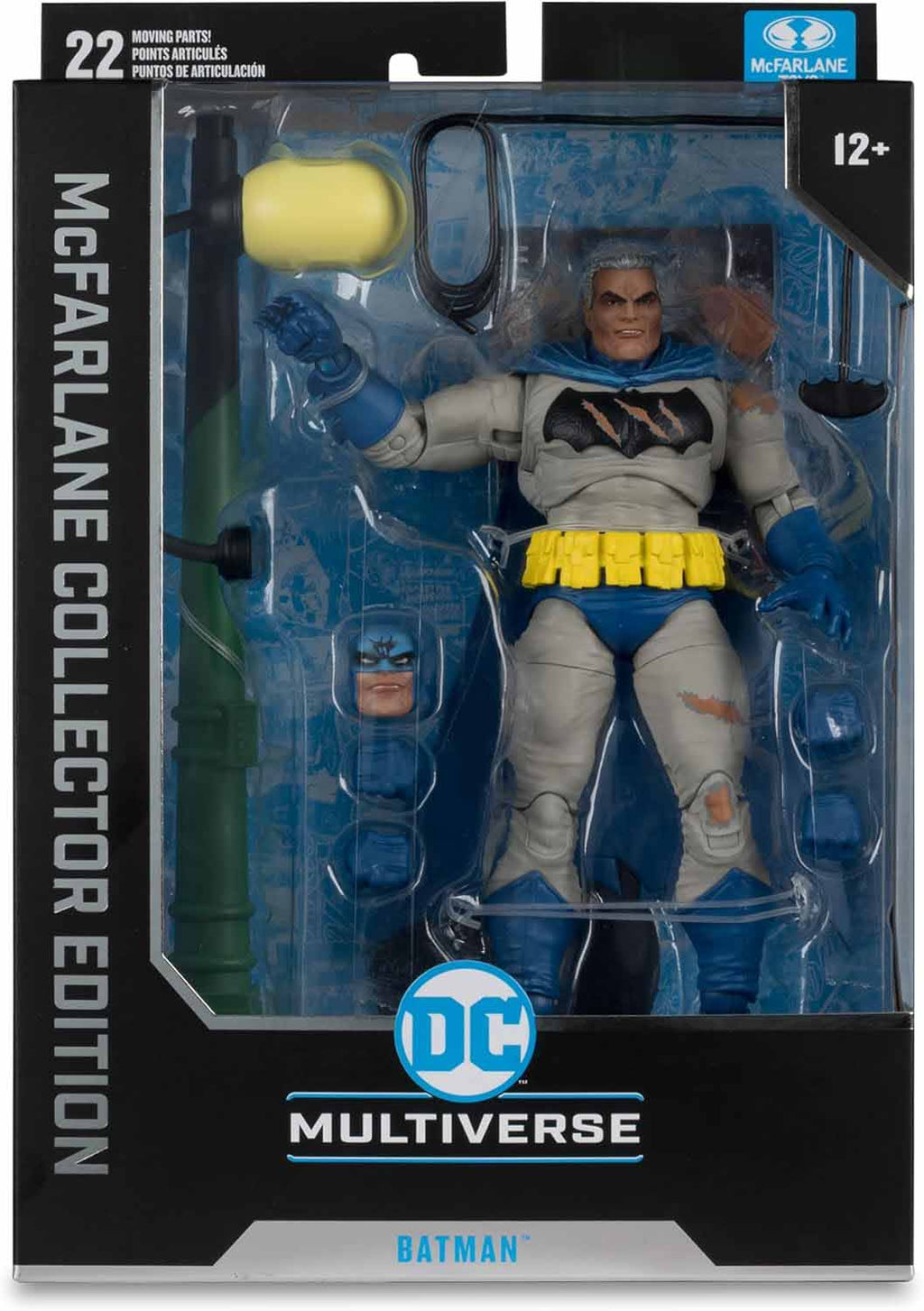 DC Multiverse Collector Edition 7 Inch Action Figure The Dark Knight Returns - Batman Battle Damage Blue