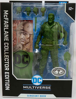 DC Multiverse Collector Edition 7 Inch Action Figure Wave 5 - Sergeant Rock (DC Classic) Platinum