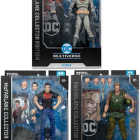 DC Multiverse Collector Edition 7 Inch Action Figure Wave 5 - Set of 3 (Rock - Conner - Batman)