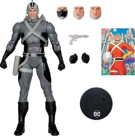 DC Multiverse Collector 7 Inch Action Figure Wave 10 Exclusive - Adam Strange Platinum