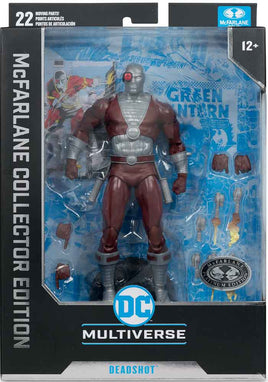 DC Multiverse Collector 7 Inch Action Figure Wave 10 Exclusive - Deadshot Platinum