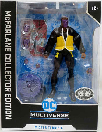 DC Multiverse Collector 7 Inch Action Figure Wave 11 Exclusive - Mister Terrific Platinum