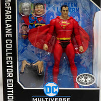 DC Multiverse Collector 7 Inch Action Figure Wave 11 Exclusive - Superman (Red Suit) Platinum