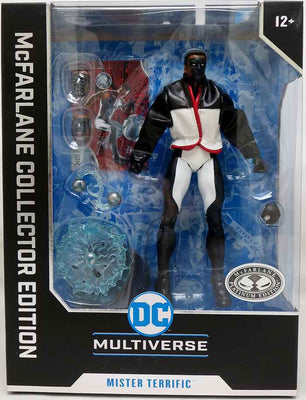 DC Multiverse Collector 7 Inch Action Figure Wave 8 Exclusive - Mister Terrific (JSA) Platinum