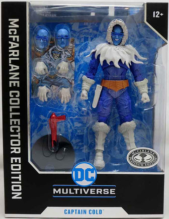 DC Multiverse Collector 7 Inch Action Figure Wave 9 Exclusive - Captain Cold (The Rogues) Platinum