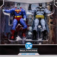 DC Multiverse Comics 7 Inch Action Figure 2-Pack - Bizarro & Batzarro
