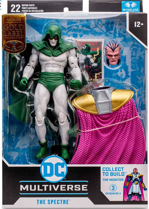 DC Multiverse Crisis On Infinite Earths 7 Inch Action Figure BAF The Monitor Exclusive - The Spectre Gold Label