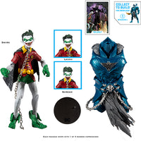 DC Multiverse Dark Nights Metal 7 Inch Action Figure BAF The Merciless - Robin Crow Earth-22 (Random Head)