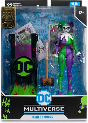 DC Multiverse DC Classics 7 Inch Action Figure Exclusive - Jokerized Harley Quinn Gold Label