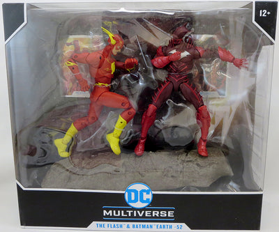 DC Multiverse DC Comics 6 Inch Action Figure 2-Pack Exclusive - Batman (Red Death) and The Flash