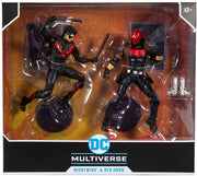 DC Multiverse DC Comics 7 Inch Action Figure 2-Pack Exclusive - Nightwing & Red Hood