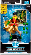 DC Multiverse DC Rebirth 6 Inch Action Figure Exclusive - Robin Dick Grayson (Gold Label)