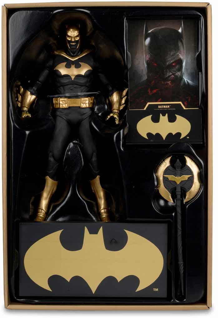 DC Multiverse DC vs Vampires 7 Inch Action Figure Exclusive - Batman Knightmare Edition Gold Label