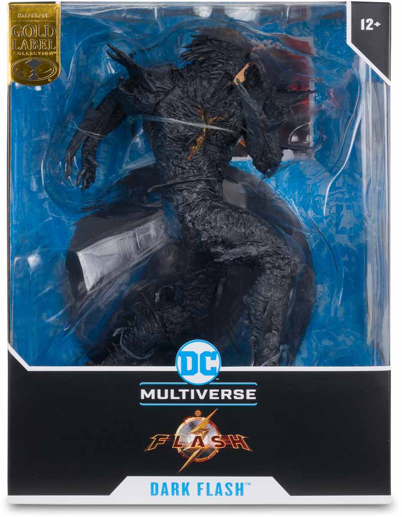Multiverse Flash DC Multiverse Flash 12 Inch Statue Figure Exclusive - Dark Flash (Gold ...
