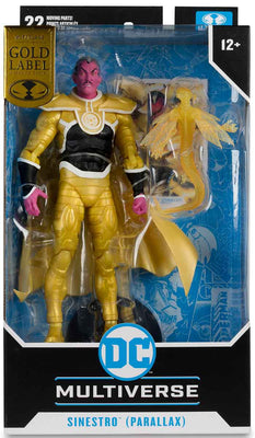 DC Multiverse Green Lantern 7 Inch Action Figure Exclusive - Sinestro (Parallax) Gold Label