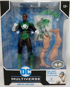 DC Multiverse JLA 7 Inch Action Figure BAF Plactic Man Exclusive - Green Lantern John Stewart Platinum