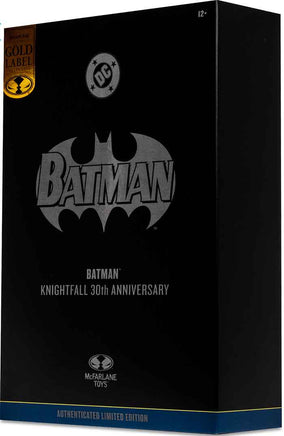 DC Multiverse Knightfall 30th Anniversary 7 Inch Action Figure SDCC 2023 Exclusive - Knightfall Batman Gold Label
