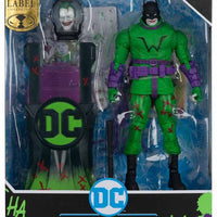 DC Multiverse Last Knight On Earth 7 Inch Action Figure Exclusive - Jokerized Batman Gold Label