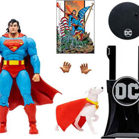 DC Multiverse Return Of Superman 7 Inch Action Figure Collector Edition - Superman & Krypto