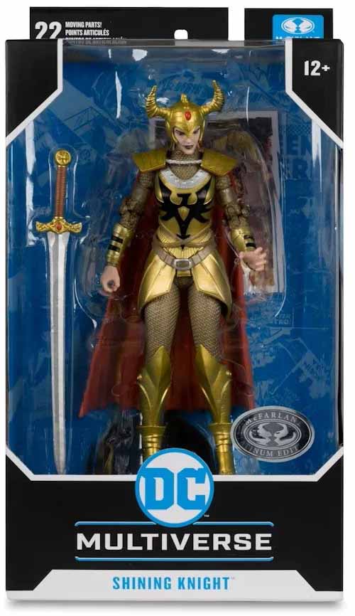 DC Multiverse Seven Soldiers Of Victory 7 Inch Action Figure Exclusive - Shining Knight Platinum