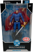 DC Multiverse Shadowpact 7 Inch Action Figure Exclusive - Nightmaster Red Platinum