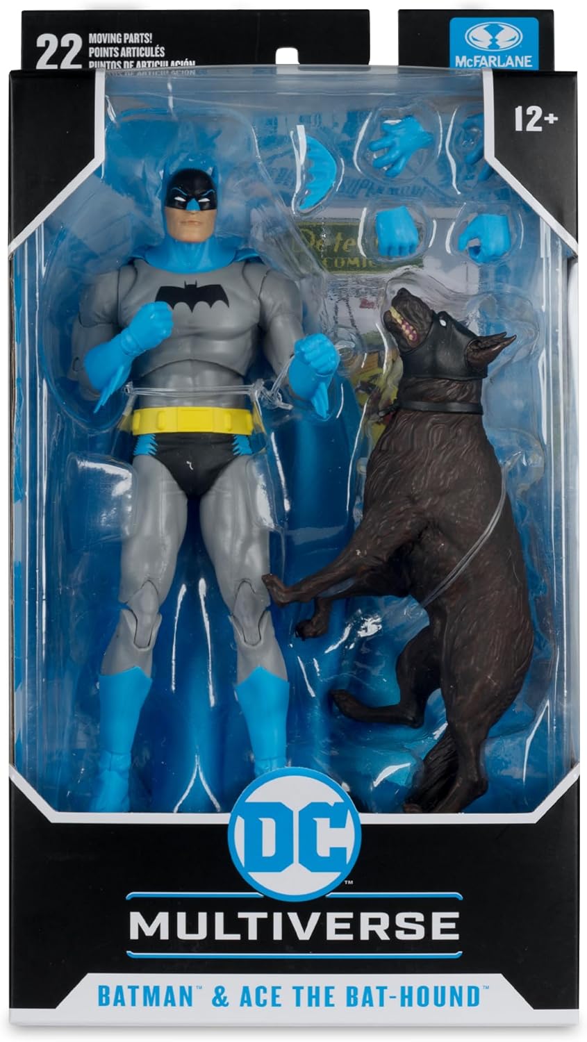 DC Multiverse Silver Age 7 Inch Action Figure - Batman & Ace The