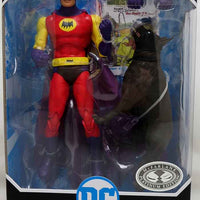 DC Multiverse Silver Age 7 Inch Action Figure Exculsive - Batman & Ace The Bat-Hound Platinum